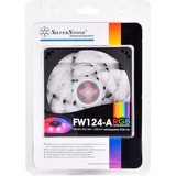 SilverStone SST-FW124-ARGB 120x120x15, Ventilador negro/blanco