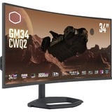 Cooler Master GM34-CWQ2, Monitor LED negro