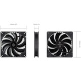 SilverStone SST-AP184i-PRO 180x180x32, Ventilador negro