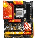 ASRock 90-MXBJ50-A0UAYZ, Placa base naranja/Amarillo