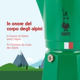 Bialetti 0002762/NP, Cafetera espresso verde