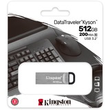 Kingston DataTraveler Kyson 512GB, Lápiz USB plateado