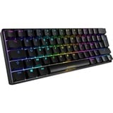 Sharkoon SGK50 S4 teclado USB AZERTY Francés Negro, Teclado para gaming negro, 60%, USB, AZERTY, LED RGB, Negro