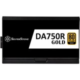 SilverStone SST-DA750R-GM 750W, Fuente de alimentación de PC negro