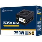 SilverStone SST-DA750R-GM 750W, Fuente de alimentación de PC negro