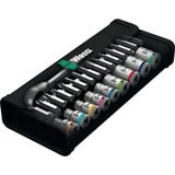 Wera 8100 SA 10 Zyklop Metal, Kit de herramientas negro/Verde