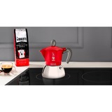 Bialetti 0006946/NP, Cafetera espresso rojo/Plateado