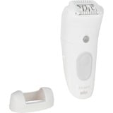 Braun 7500435225052, Depiladora blanco/Plateado