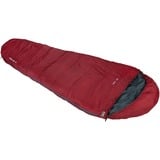 High Peak TR 400, Saco de dormir rojo oscuro/Gris