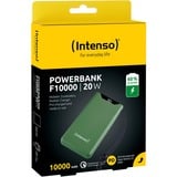 Intenso F10000 Green, 7332037, Banco de potencia verde