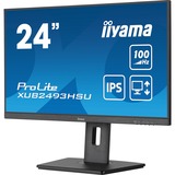 iiyama XUB2493HSU-B6, Monitor LED negro (mate)