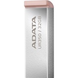 ADATA UR350-32G-RSR/BG, Lápiz USB níquel/Marrón