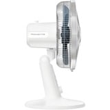 Rowenta Turbo Silence Extreme+ VU2730 Blanco, Ventilador blanco/Azul, Ventilador con aspas para el hogar, Blanco, Mesa, 30 cm, 2700 m³/h, 120°