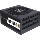 SilverStone DA1650 unidad de fuente de alimentación 1650 W 20-pin ATX 2U Negro, Fuente de alimentación de PC negro, 1650 W, 90 - 264 V, 43 - 63 Hz, Activo, 130 W, 1650 W