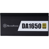 SilverStone DA1650 unidad de fuente de alimentación 1650 W 20-pin ATX 2U Negro, Fuente de alimentación de PC negro, 1650 W, 90 - 264 V, 43 - 63 Hz, Activo, 130 W, 1650 W