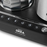 Arzum OK0027, Cafetera de moka cromado/Negro