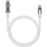 goobay 74163, Adaptador de red blanco