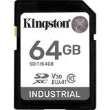 Kingston Industrial 64 GB SDXC, Tarjeta de memoria negro