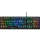 Sharkoon SKILLER SGK30 teclado USB QWERTY Italiano Negro, Teclado para gaming negro, Completo (100%), USB, Interruptor mecánico, QWERTY, LED RGB, Negro