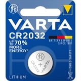 VARTA -CR2032 Pilas domésticas, Batería Batería de un solo uso, CR2032, Litio, 3 V, 1 pieza(s), 220 mAh