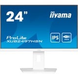 iiyama XUB2497HSN-W2, Monitor LED blanco (mate)