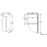 Bosch GSN36VXEP, Congelador acero inoxidable (oscuro)