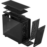 Fractal Design Meshify 2 Torre Negro, Cajas de torre negro, Torre, PC, Negro, ATX, EATX, micro ATX, Mini-ITX, Acero, Juego