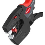 KNIPEX 12 72 190 SB, Alicates pelacables negro/Rojo