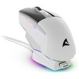 Sharkoon SKILLER SGM50W, Ratones para gaming blanco