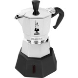 Bialetti 0007290/NP, Cafetera espresso plateado/Negro