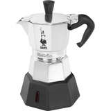 Bialetti 0007290/NP, Cafetera espresso plateado/Negro