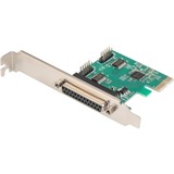 Digitus Tarjeta PCI Express paralelo, 2/1 puertos, Controlador 2/1 puertos, PCIe, Paralelo, PC, China, 0,0015 Gbit/s, Windows 7 Home Basic, Windows 7 Home Basic x64, Windows 7 Home Premium, Windows 7 Home Premium...