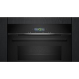 Siemens CM724G1B1, Horno negro/Acero fino