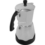 Bialetti Moka Timer 6093, Cafetera espresso plateado/Negro