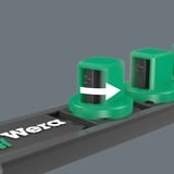 Wera 05005400001, A 4 Zyklop, Llave de tubo negro/Verde