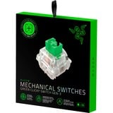 Razer RC21-02040200-R3M1, Interruptor de botón verde/Transparente