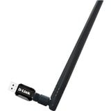 D-Link DWA-137, Adaptador Wi-Fi negro