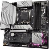 GIGABYTE B760M AORUS ELITE AX, Placa base plateado