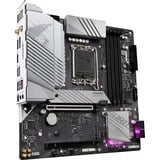 GIGABYTE B760M AORUS ELITE AX, Placa base plateado