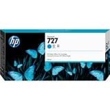 HP Cartucho de tinta DesignJet 727 cian de 300 ml Tinta a base de colorante, 300 ml, 1 pieza(s)