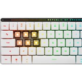 ASUS 90MP03EC-BKWA10, Teclado para gaming blanco