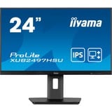 iiyama XUB2497HSU-B2, Monitor LED negro (mate)