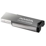 ADATA UV350 512 GB, Lápiz USB plateado/metálico, Minorista