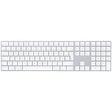 Apple  MQ052D/A, Teclado plateado/blanco