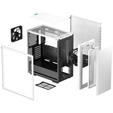 DeepCool CK500 Midi Tower Blanco, Cajas de torre blanco, Midi Tower, PC, Blanco, ATX, micro ATX, Mini-ITX, EATX, ABS, Vidrio templado, SPCC, 17,5 cm