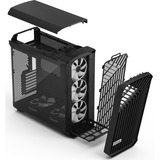 Fractal Design Torrent Torre Negro, Cajas de torre negro, Torre, PC, Negro, ATX, EATX, ITX, micro ATX, SSI CEB, Vidrio templado, Juego