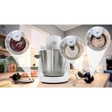 Bosch MUMS6EW13D, Robot de cocina blanco/Acero fino