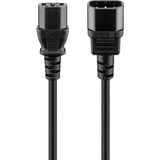 goobay 95287, Cable alargador negro