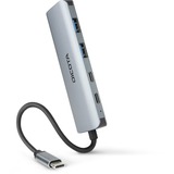 DICOTA D32061, Hub USB plateado