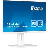 iiyama XUB2497HSU-W2, Monitor LED blanco (mate)